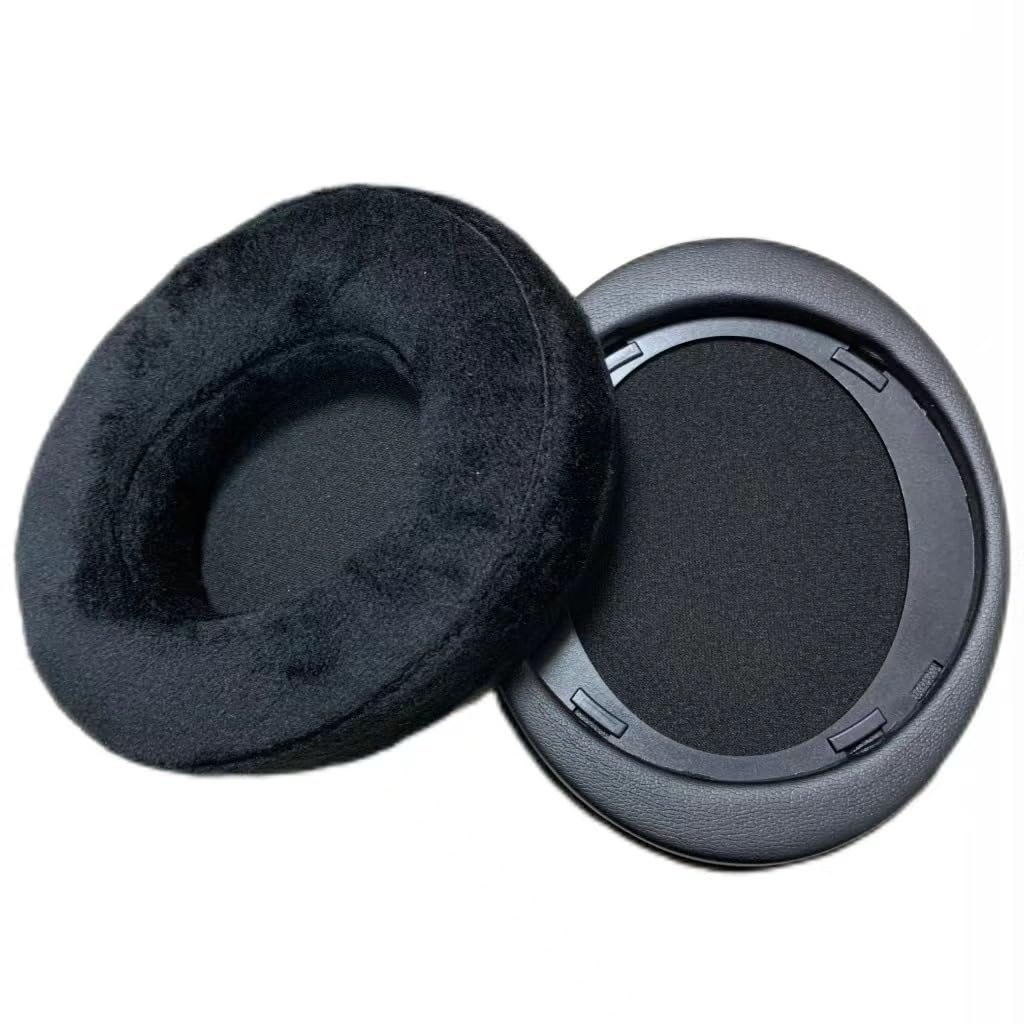 ZLiT Earpads for Philips SHP9500 SHP9600 Headphones,Replacement Headphone Earpads for Philips SHP9500 SHP9600 Headphones Cushion Earmuff (Black Velvet