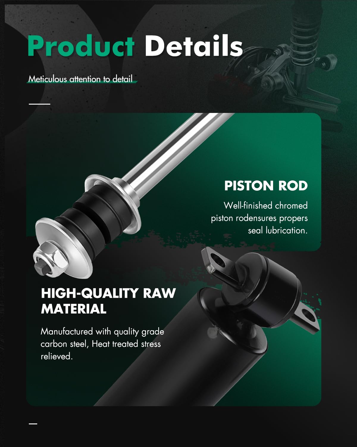 Amazon.com: Front & Rear Shock Absorbers, SCITOO Shocks Assemblies