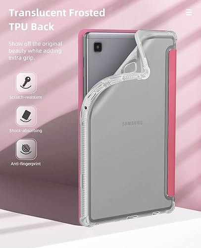 Miniatura 3 de MoKo Funda compatible con Samsung Galaxy Tab A7 Lite de 8.7 pulgadas SM-T225T220T227, funda inteligente delgada y ligera con soporte triple con TPU