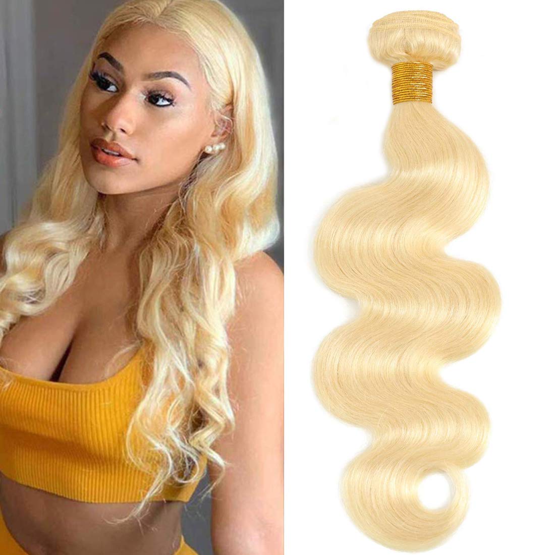 MisounBody Wave Human Hair One Bundle Unprocessed Brazilian Human Hair Weave Hair Weft Extension 100g/Bundle 12"