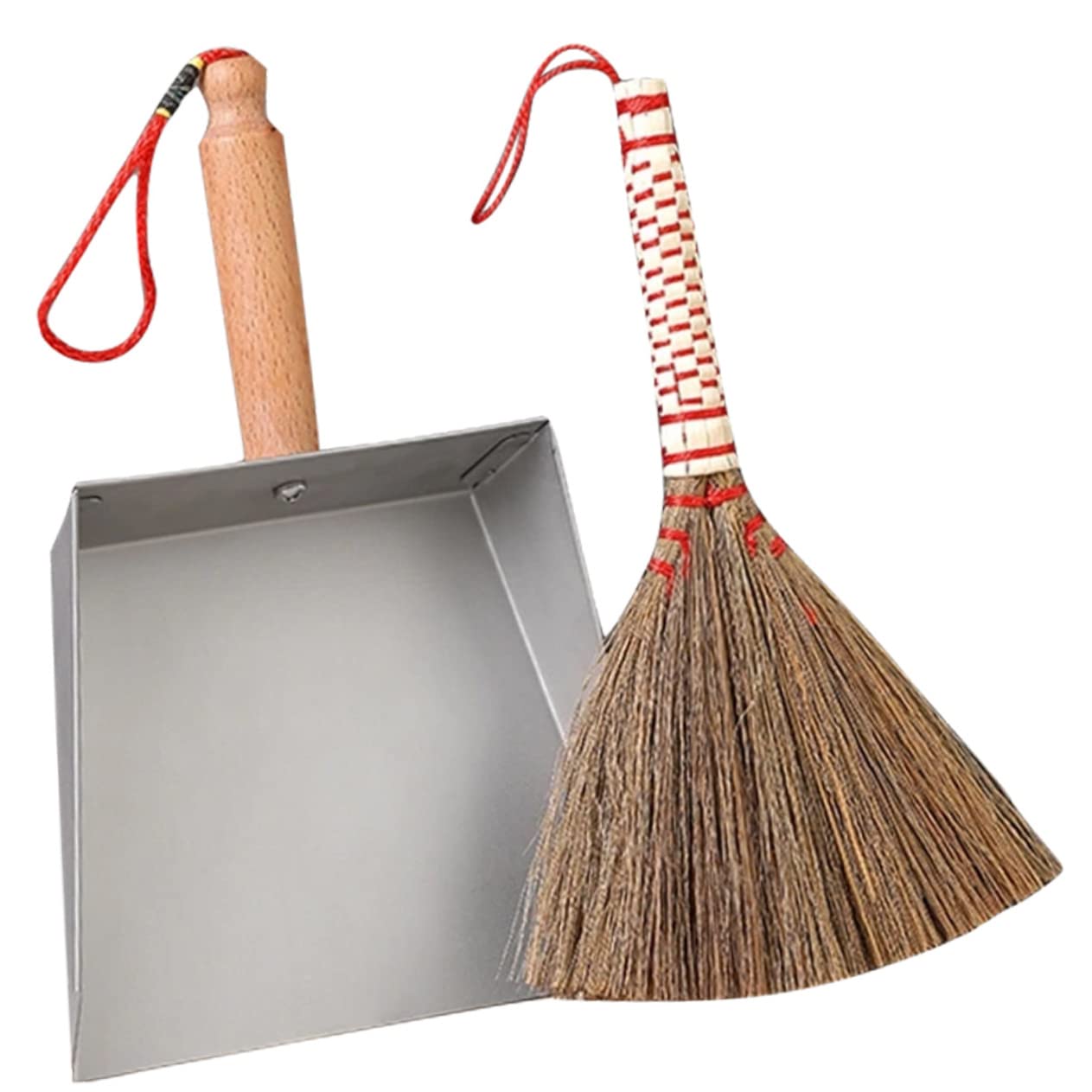 Beavorty 1 Set Mini Broom Set Cleaning Brush with Dustpan Cleaning Broom Dustpan Cleaning Supplies Convenient Mini Broom Mini Dustpan Multi-Function Small Broom Desktop Cleaning Broom