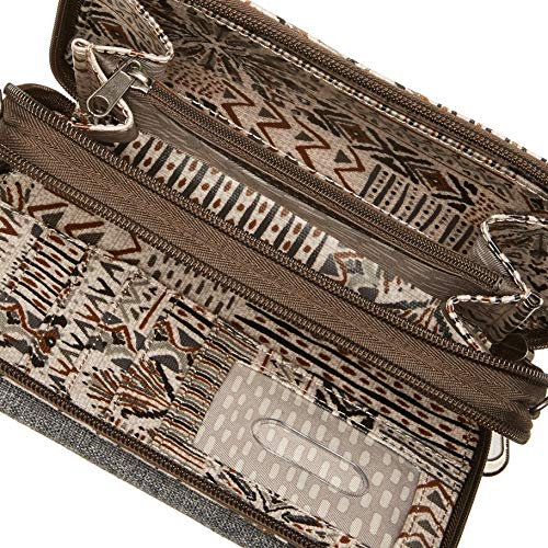 Image of Sakroots Smartphone Crossbody Purse - Women's Cellphone Bag & Wallet For Everyday - Convertible Wristlet With Zipper