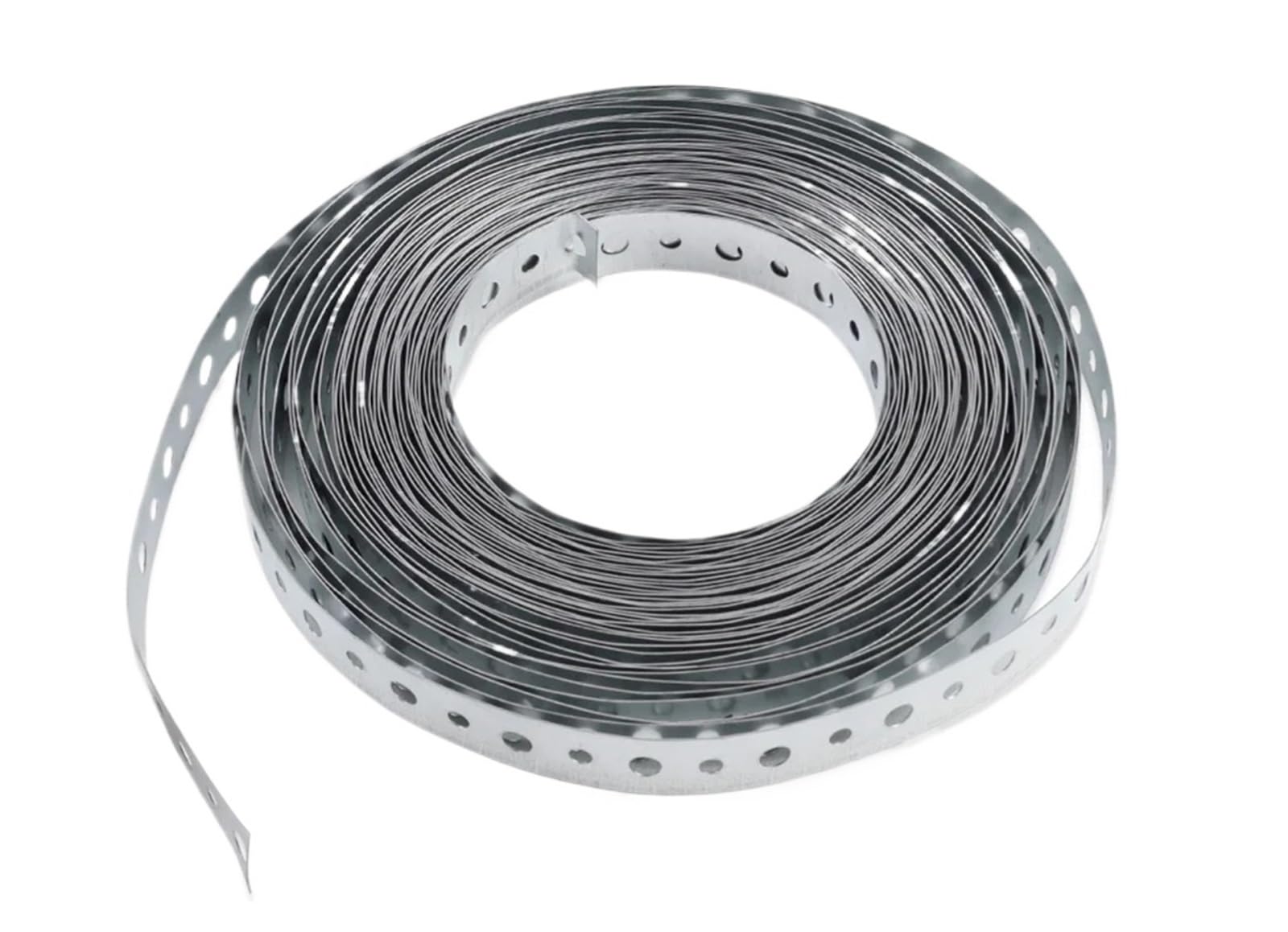 49.21ft Iron Galvanized Steel Strip Bendable Multi-Hole Grooved Metal for Pipe Hanging Support Sheet Processing