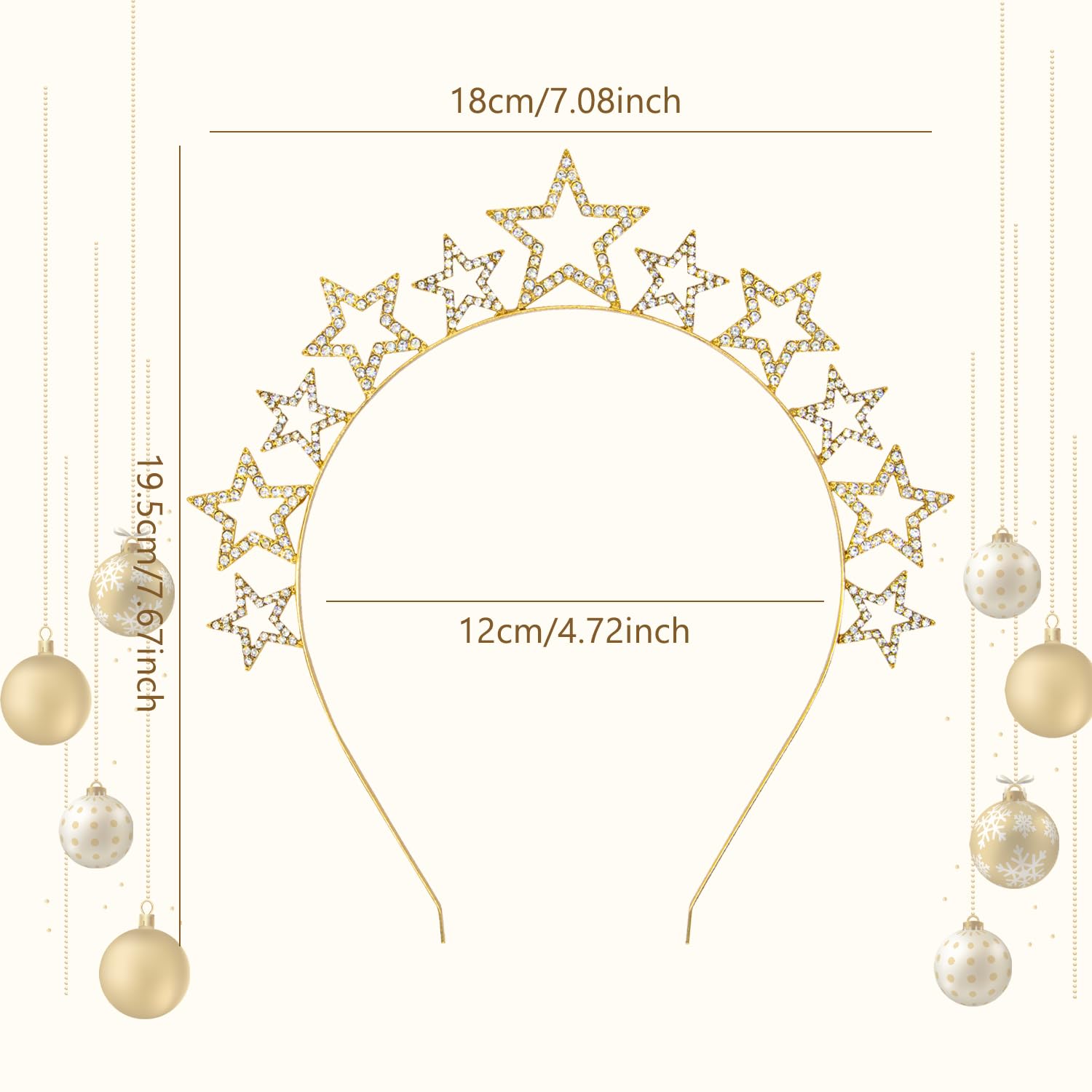 CHEERYMAGIC Star Headbands for Women & Girls - Image 2