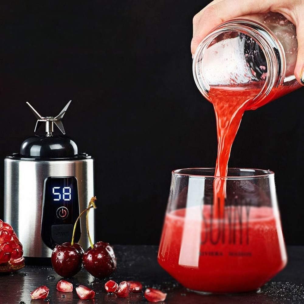 Przenośna elektryczna sokowirówka Blender do koktajli USB Akumulatorowe mini miksery do owoców Sokowirówki Ekstraktory do owoców Jedzenie Koktajle mleczne