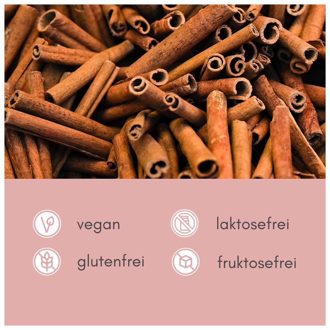 BLUTZUCKERBALANCE | 90 Zimt Kapseln mit Chrom | Insulinresistenz & Blutzuckerregulierung | vegan & made in Germany