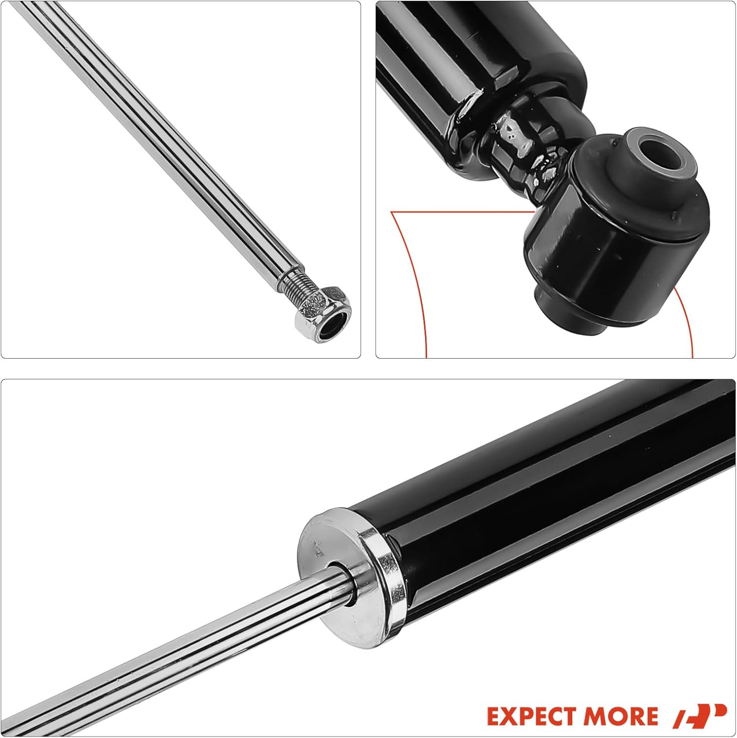 A-Premium Rear Suspension Shock Absorber Compatible with Mercedes-Benz C117 Series CLA250 2014-2018, 2-PC Set