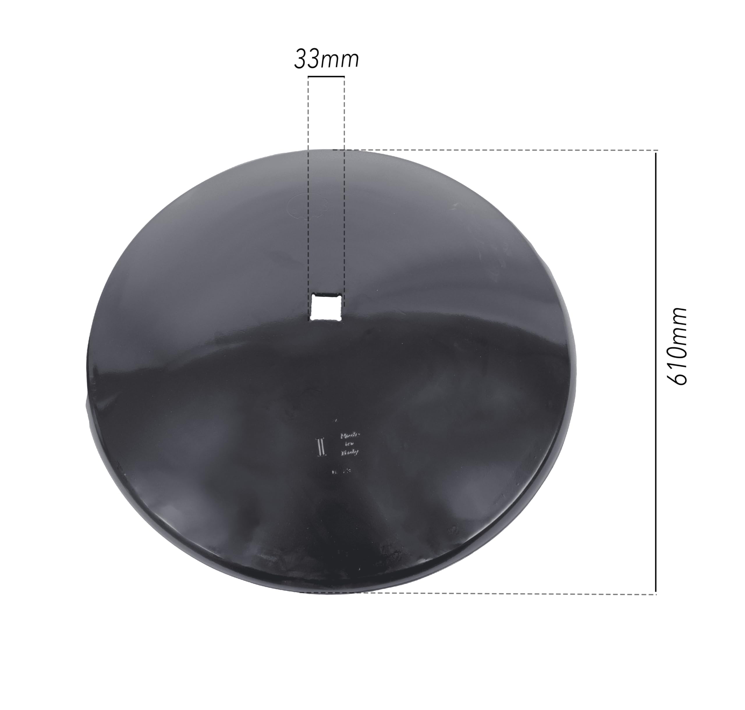 Ama Disco Frangizolle Dentato 610 Mm Spessore 6 Mm Con Foro Quadrato Da 33 Mm Per Agricoltura