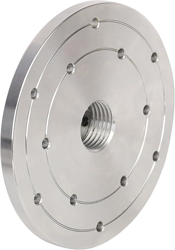 Miniatura 17 de Placa frontal de acero de torno de madera de 4 ", placa de cara de mandril de rosca de husillo de 1-1/4 "x8TPI