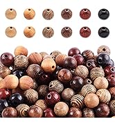 Amazon.co.jp: PH PandaHall ウッドビーズ 木製ビーズ 8mm ナチュラル