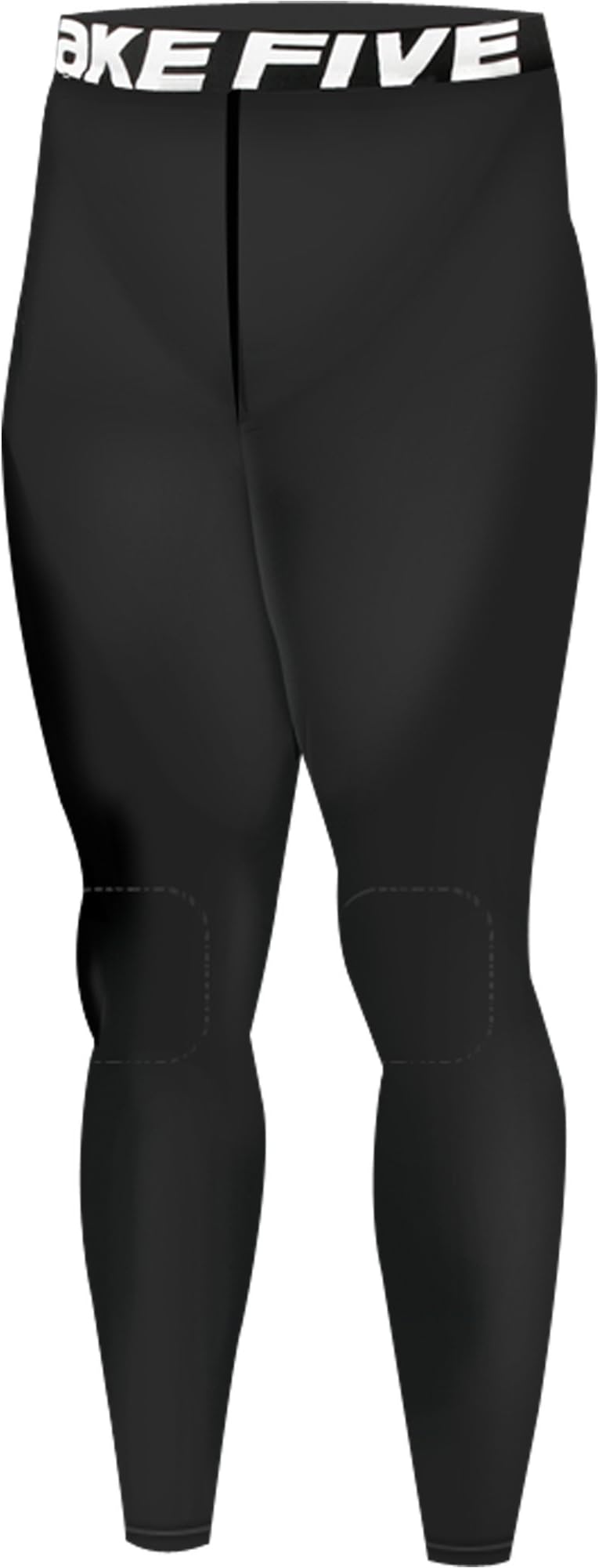 New 161 Take Five Mens Winter Warm Compression Tights Knee Pad Long Pants (XL)