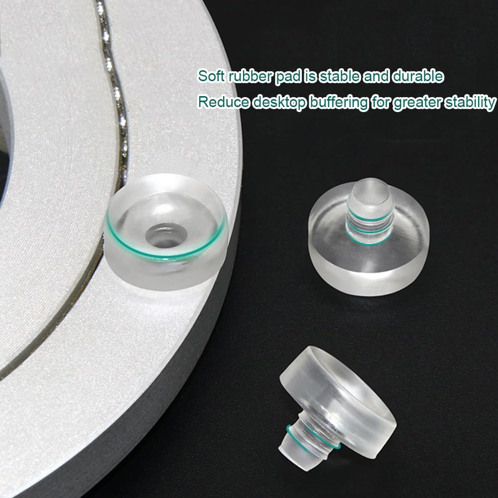HCZION 20cm 30cm Cuscinetto da Tavolo Girevole, Base Girevole Silenzioso Giradischi Cuscinetti Base, Cuscinetti per Giradischi Rotazione di 360 Gradi, DIY Scultura Piatto Girevole (Size : 68cm/26 4/5