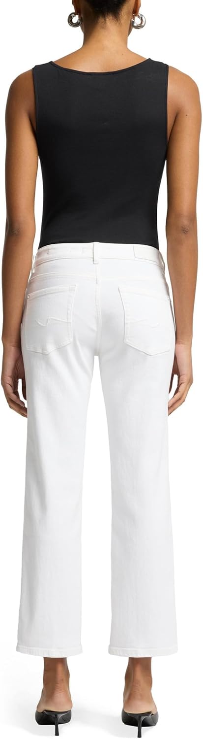 7 For All Mankind Women's Luxe Vintage Calie Straight Ankle Jeans - Image 2