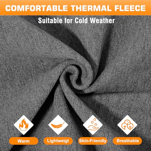 Image of Winter Neck Warmer for Men Women: Neck Gaiter Face Ski Mask Windproof Face Cover Fleece Balaclava Scarf Cold Weather