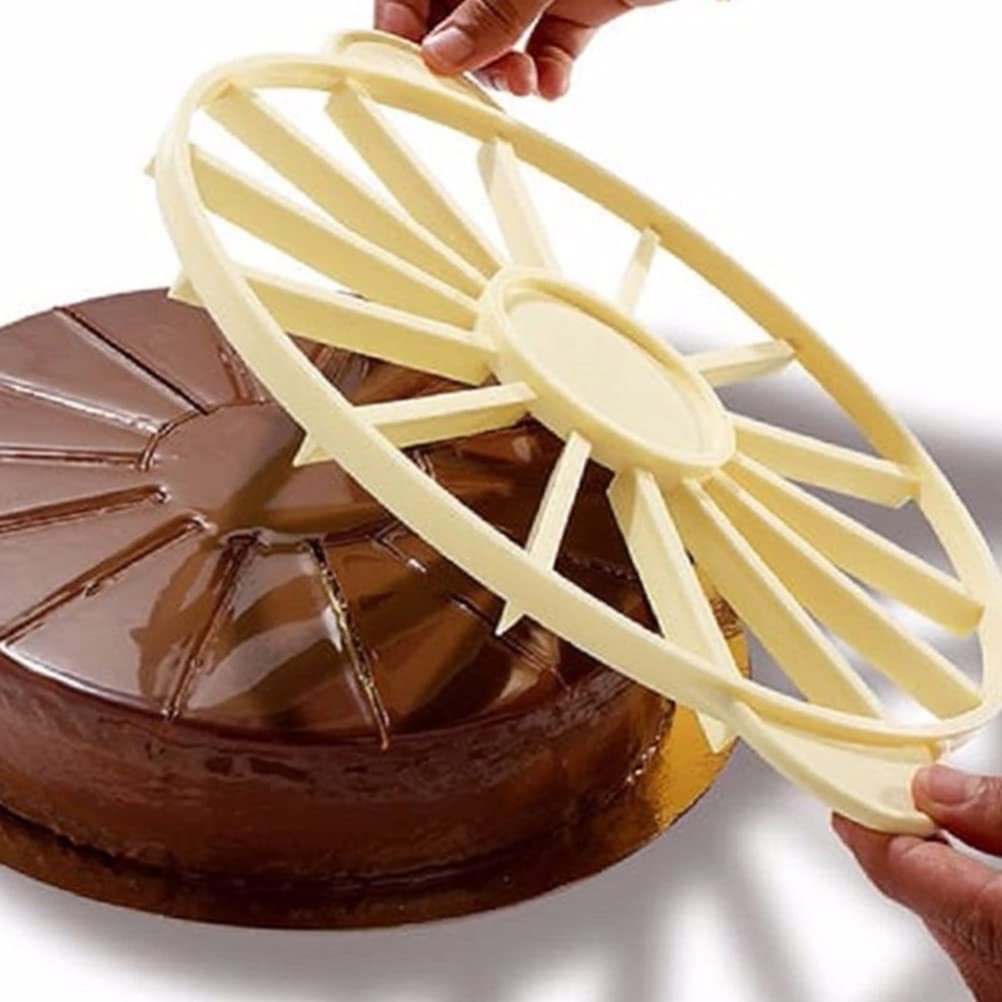 Divisor Tarta 10 12 Partes 26.8cm Plastico Alimenticio Cortador Divisor De  Pasteles Zutisay - Para 10 O 12 Porciones, Diámetro 26.8 Cm, Material  Alimenticio 26.8 Cm Diámetro Amarillo, image size:1002x1002