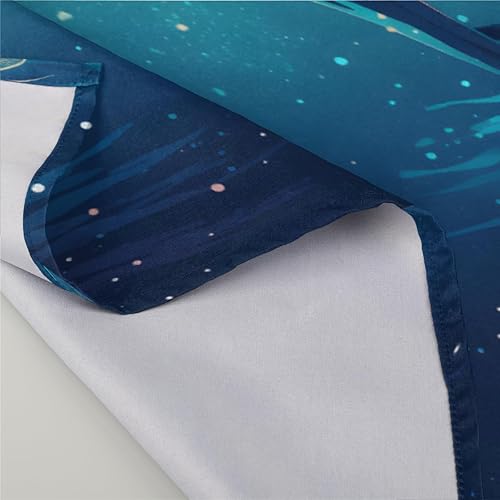 Miniatura 4 de Cloth Napkins Set of 6 Cute Ocean Dolphin 20x20 Inch Cloth Napkins Sea Animal Washable Reusable Kitchen Dinner Napkins Table Decor for Wedding,