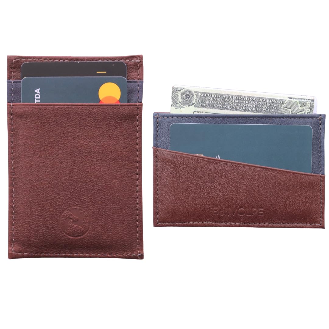 Carteira Masculina Feminina Porta Cartões Slim (Havana/Marinho) em promoção! Veja a oferta e mais achadinhos de Carteiras & Cintos 9 Hoje é o melhor dia para comprar Carteira Masculina Feminina Porta Cartões Slim (Havana/Marinho) com aquele preço maroto! Promoção! Aproveite a oferta! 9