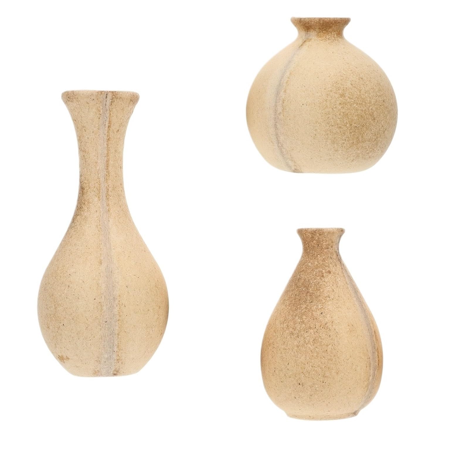 Geometric vase Retro Wooden Flower Vase Simple Vintage Decoration Home Art Vases For Flowers flowers