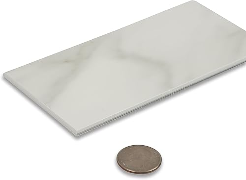 Miniatura 3 de Avant Decor Azulejos con textura de piedra de metro compuesto de piedra  Azulejos para salpicaduras de cocina para despegar y pegar  3 pies x 6 pies