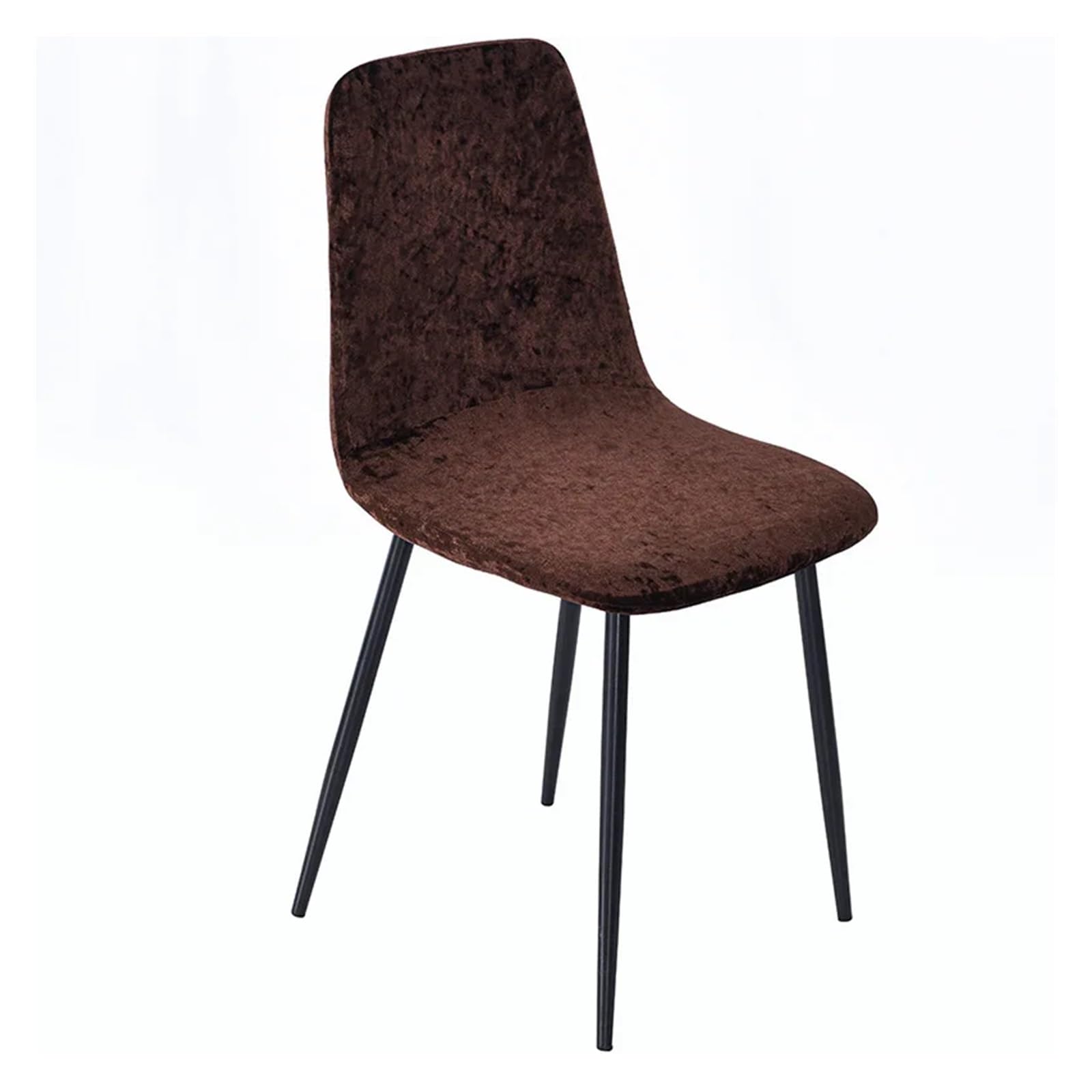SHBHWS 1pc Shell Chair Covers Velvet Fabric Bar Cover Stretch Protector Seat Slipcovers Home Dining Room Hotel Decor for Hotel, Banquet(Color12)