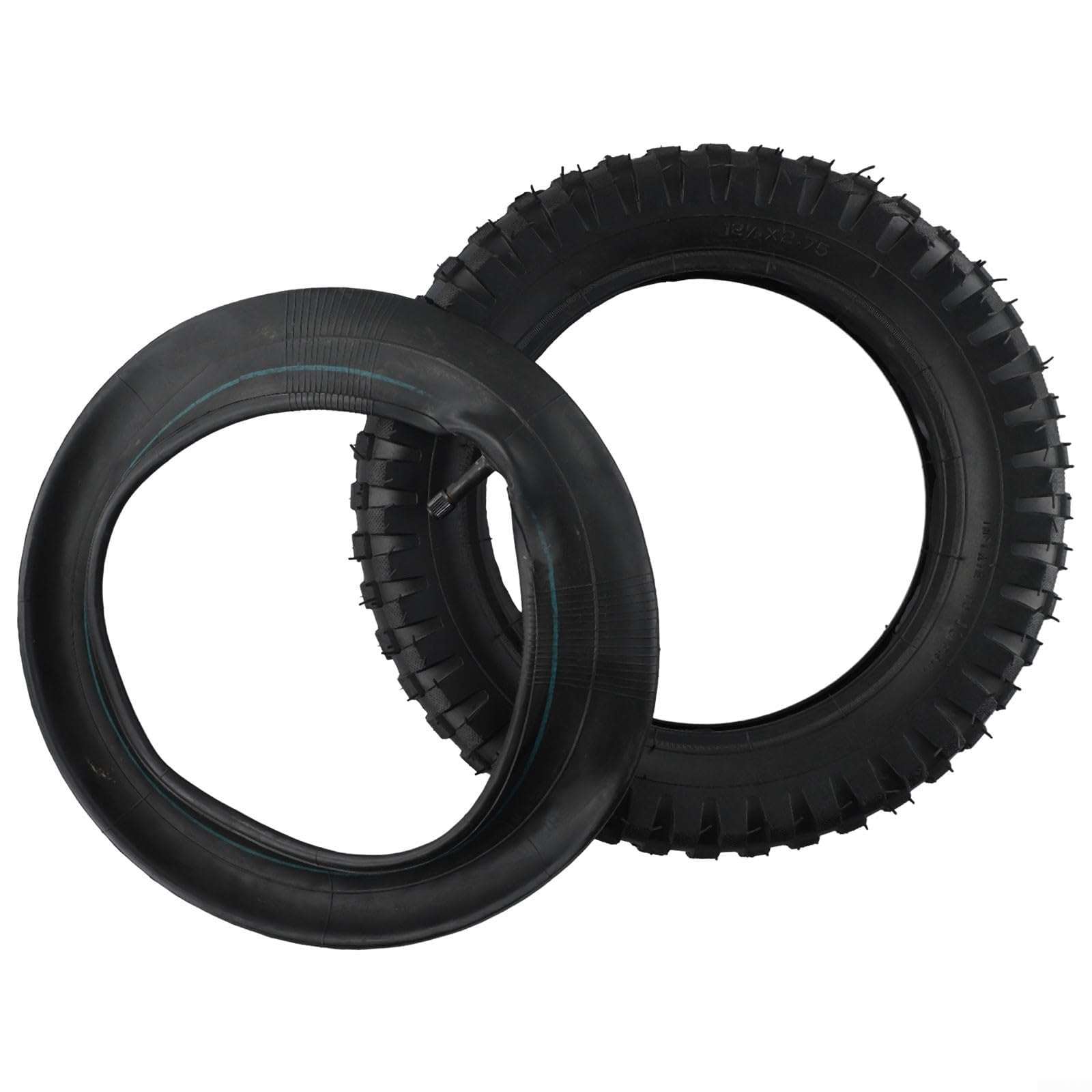 Kit de neumático y tubo de 12.5 x 2.75 para 49 cc para mini moto de cross Mx350 Mx400 Scooter rueda Off Road uso con diseño de boquilla recta