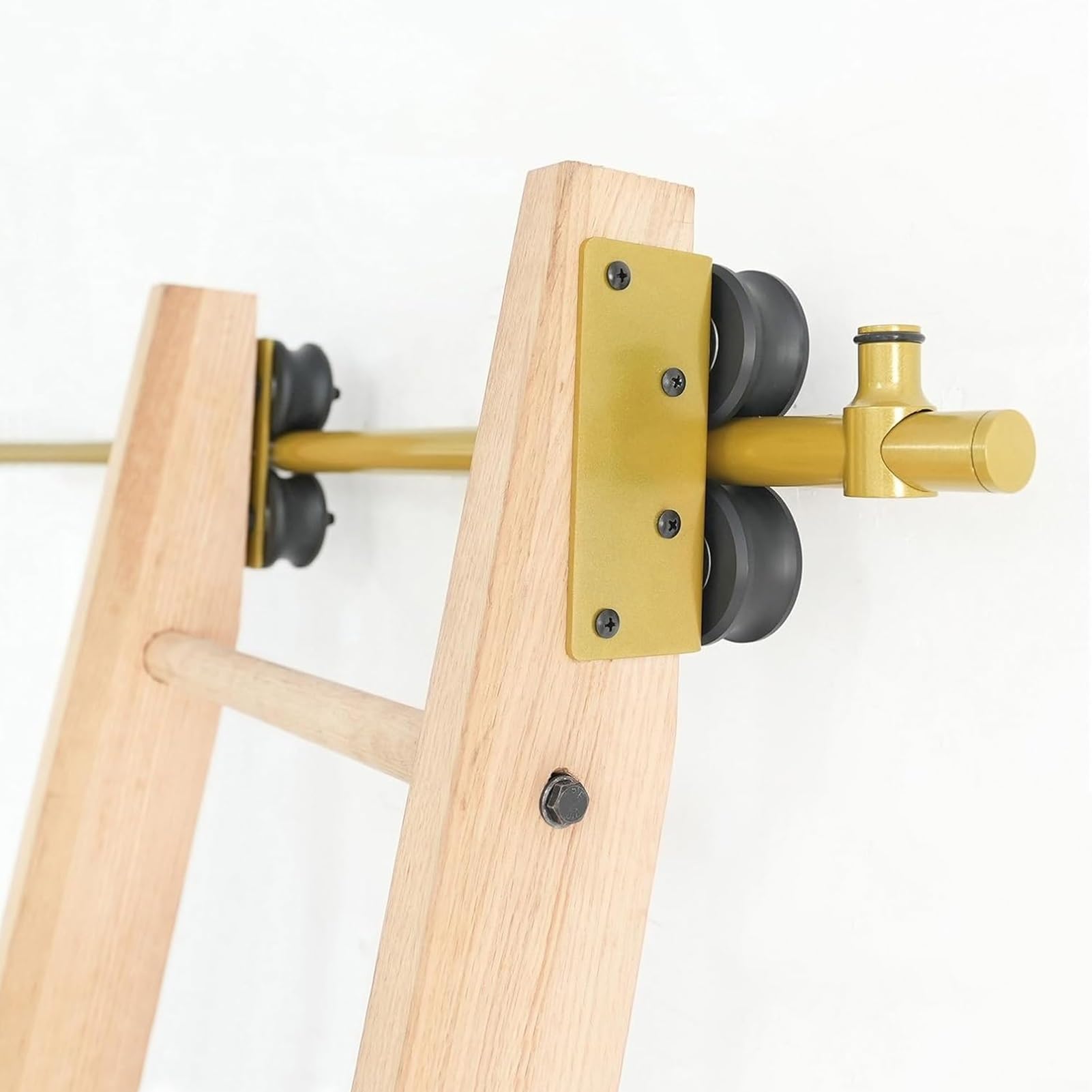 Sistema de riel móvil para accesorios de puerta de granero y kit de herrajes para escalera de 6m