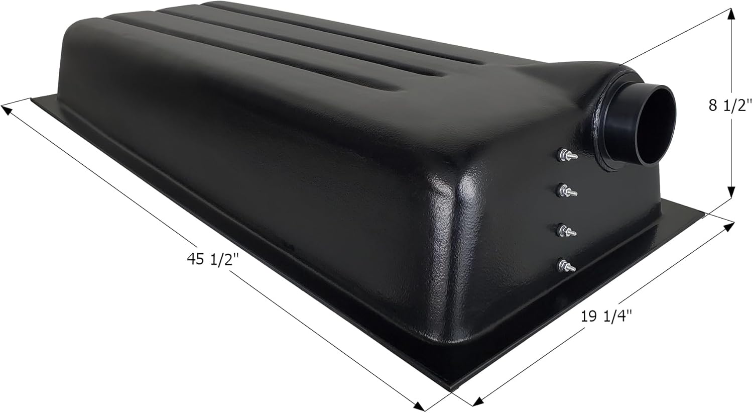 ICON Holding Tank Left End Drain HT710ED with 3" Spigot & Level Sensors installed