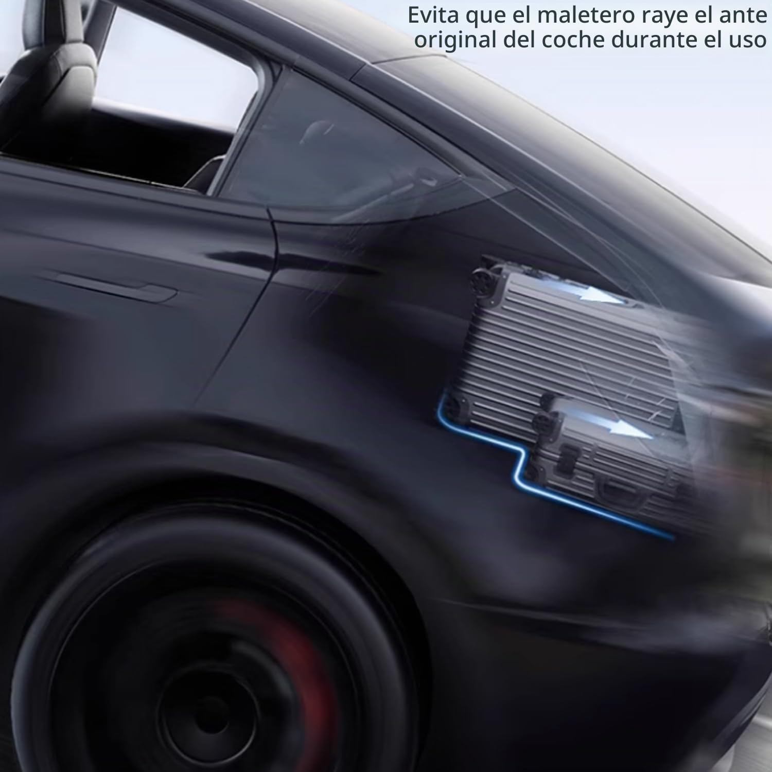 TOPABYTE Alfombrilla Protectora de Piel para Puerta Trasera de Maletero para Tesla Model Y Juniper 2025 2026 Protector de Maletero para Todo Tipo de Clima para el Nuevo Model Y Launch Series