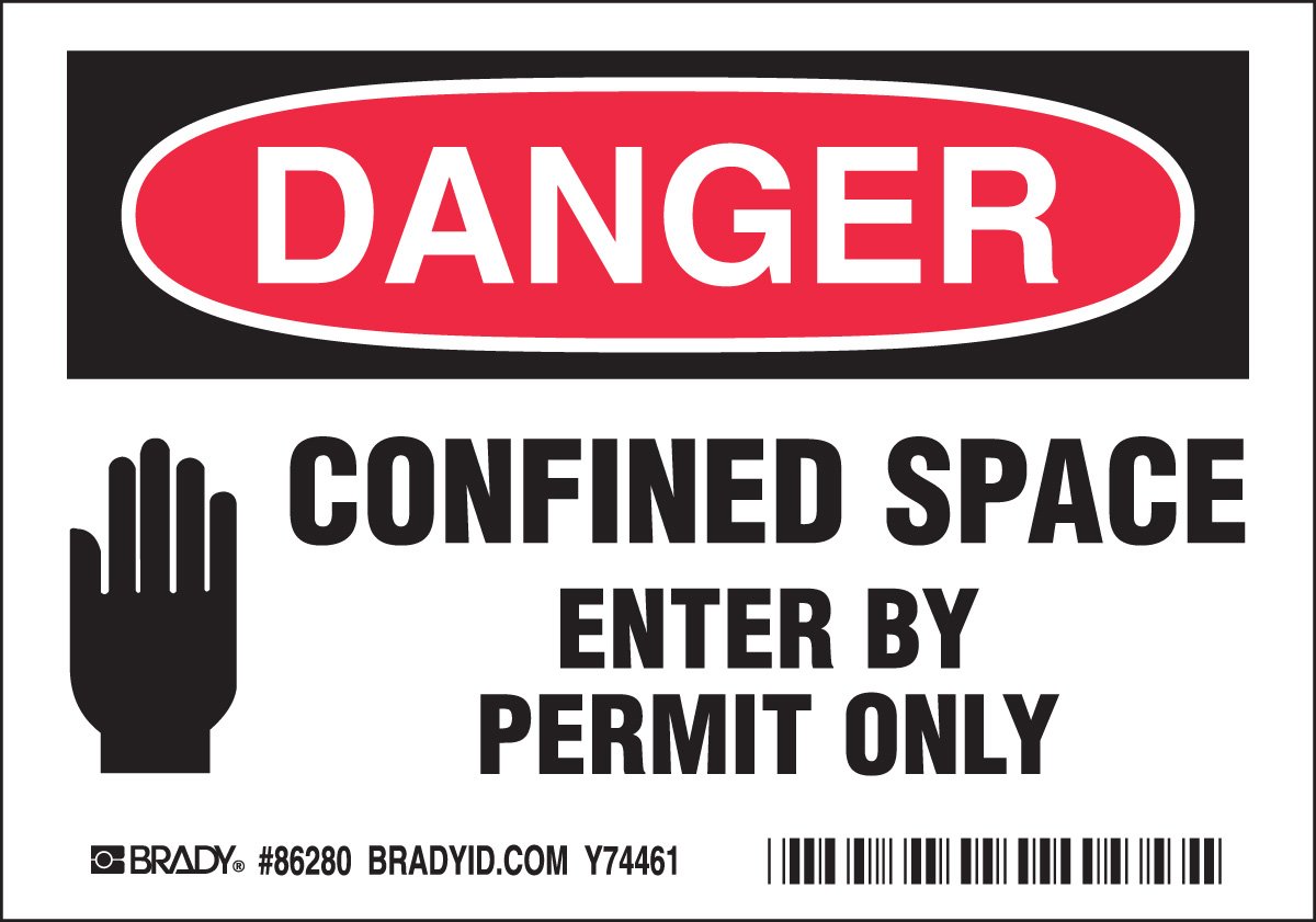 Brady86280 DangerConfined