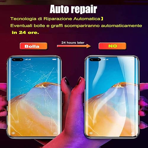 Miniatura 3 de Iiseon Protector de pantalla para Samsung Galaxy A32 5G, 2 piezas de película protectora de hidrogel suave HD ultra transparente alta sensibilidad