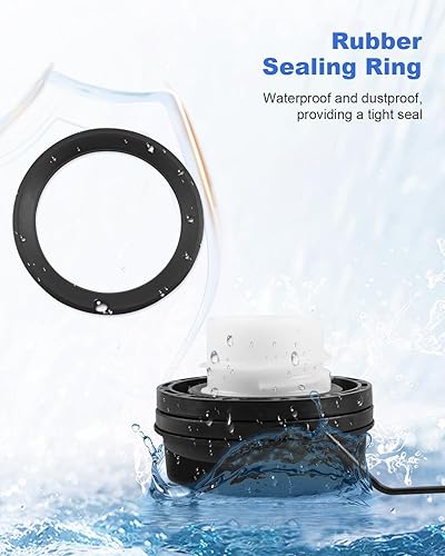 Miniatura 4 de Tapa de gasolina para Chevrolet Silverado 1500 2500 3500 Express Suburban Tahoe, GMC Sierra 1500 2500 3500 Savana Yukon XL, Cadillac Escalade ESV -