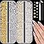 14 Nail Pearls(White+Beige+Gold+Silver) Set 1