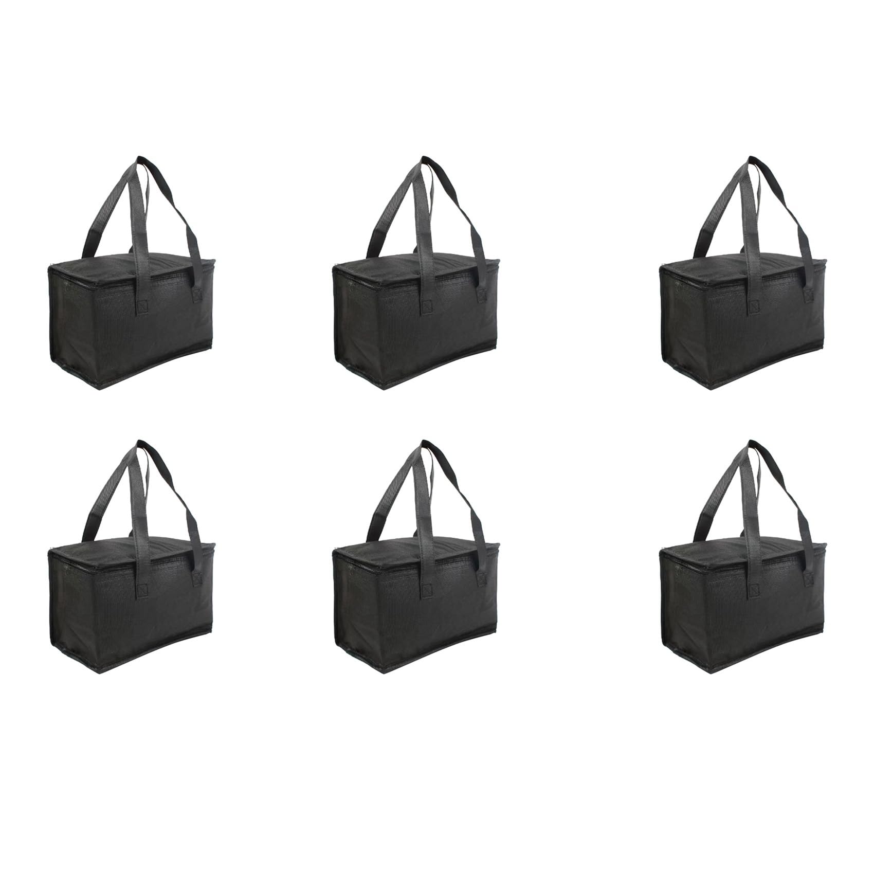 Hndhbfgrt 6X Portable Lunch Insulated Bag, Cooler Bag, Beer Delivery Bag, Foldable Thermal Picnic Bag, Cold Food Warm-Keeping Bag