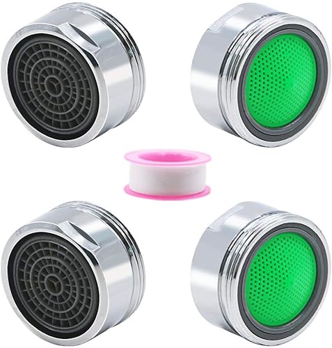 Miniatura 6 de Aireador de grifo de 1.5 GPM, (0.94 pulgadas) 1516 pulgadas macho roscas, aireador de fregadero de burbuja, aireador de grifo de ahorro de agua de