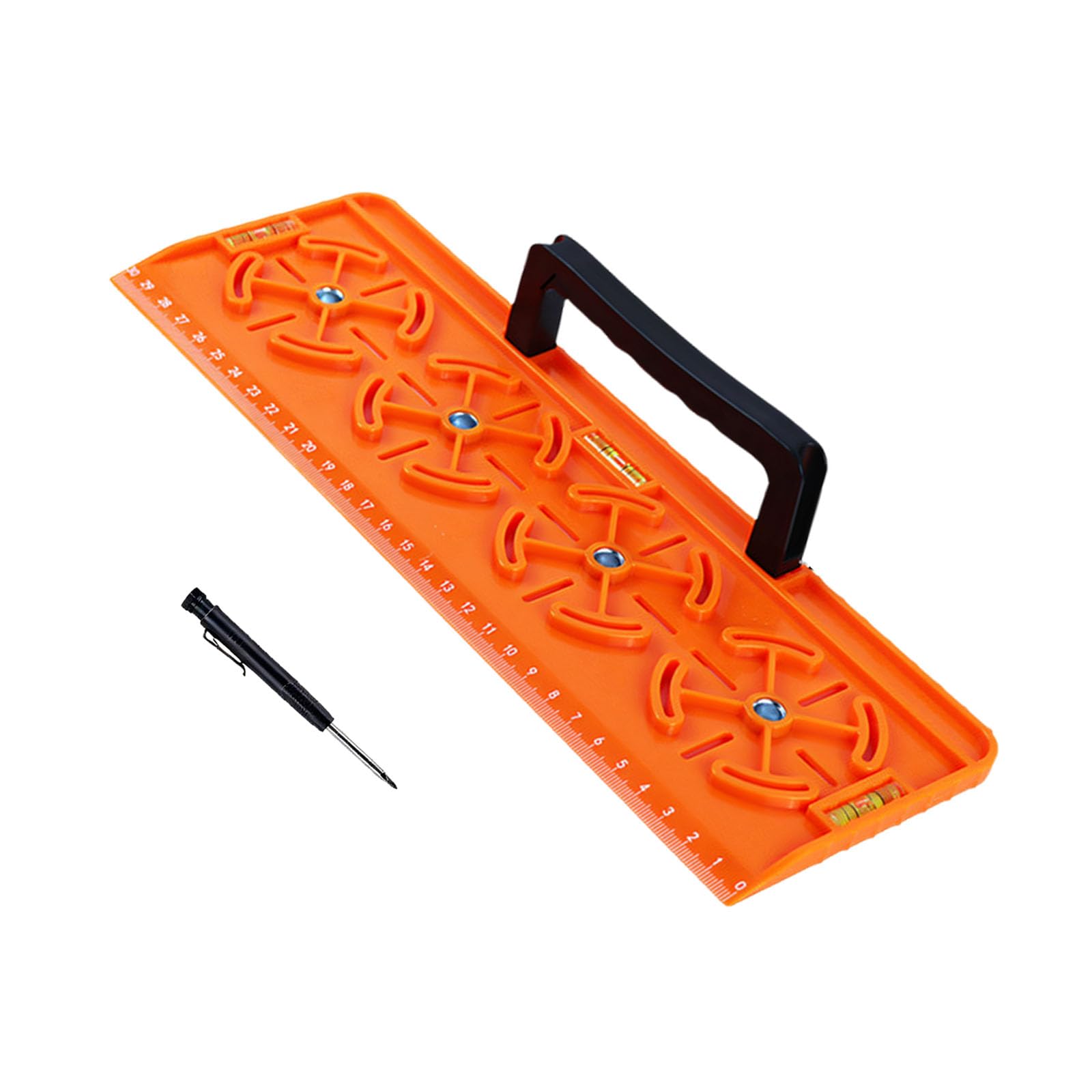 Carotoe Or All Purpose Electrical Box Finder Including Alignment Bubble And Visible Measurement Lines F Workers Heavy Duty Abs Electrical Box Guide Containing Built In Alignment And Measurement Ruler F Home