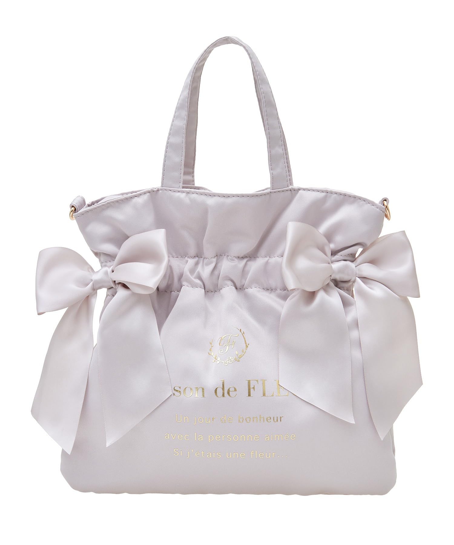 Amazon | [メゾン ド フルール] ダブルリボン2Wayトートバッグ