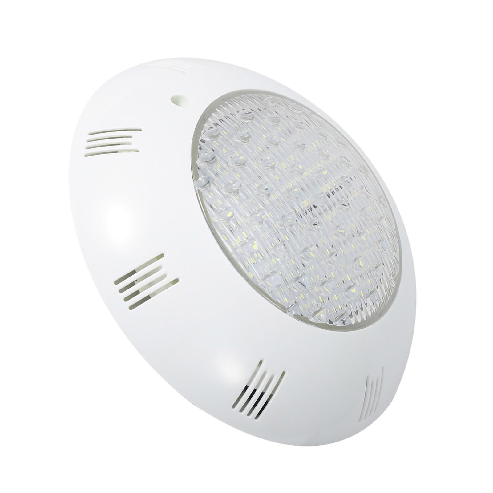 15 W AC 12 V LED-Unterwasserlicht in Weiß und RGB, wasserdichte IP68-Poolbeleuchtung, gehärtetes Glas mit Edelstahlgehäuse, ferngesteuert für Teiche, Springbrunnen und (Weißes Licht 15W)