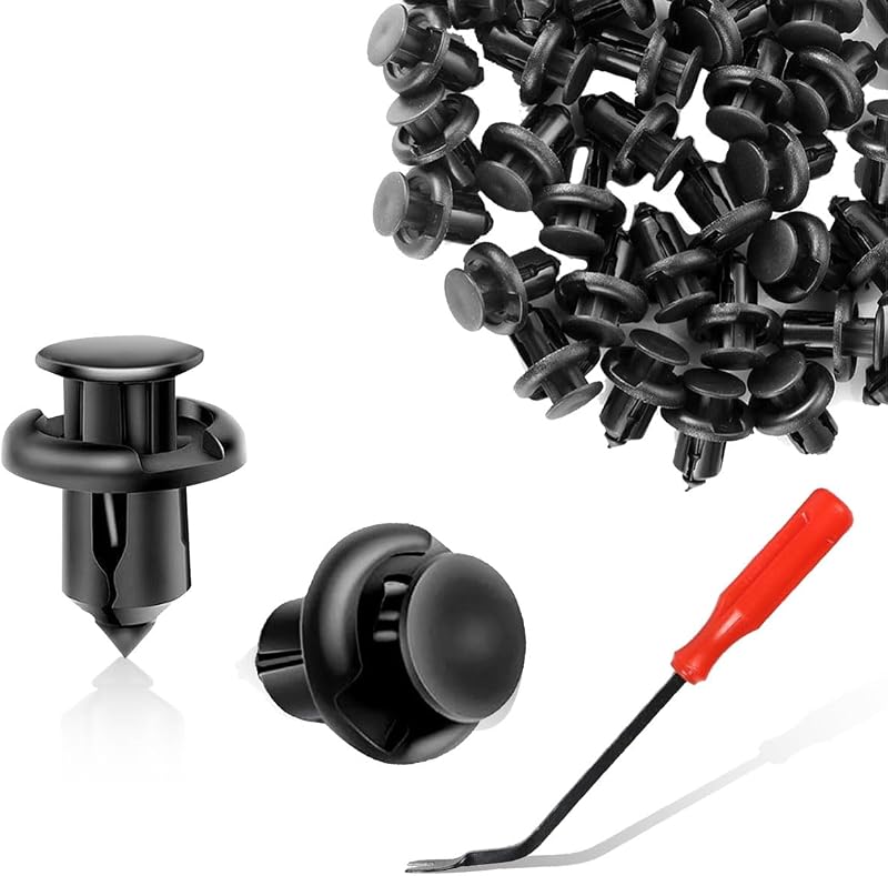 Kit de Presilhas de Fixação Push-Type para Para-Choque Dianteiro ZIMISI 10 mm – 30 unidades