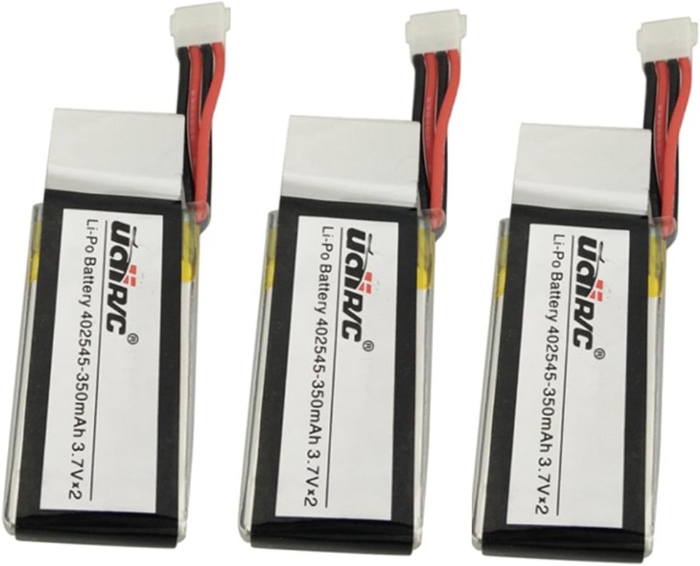 3-Pack SYMA X5UW/X5UC Drone Batteries - 3.7V 500mAh Lithium Power Cells With Charging Protection