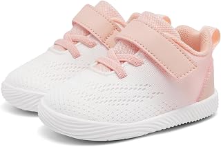 Toddler Sneakers Baby Boys & Girls Barefoot Shoes Lightweight Breathable Walking Running Tennis Athletic Sport Shoes