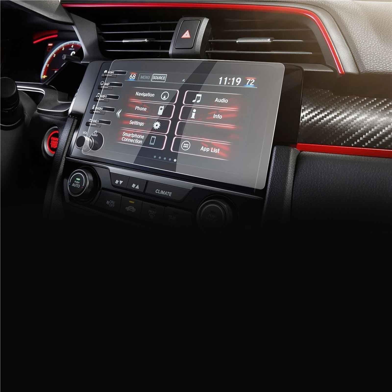Film protection verre trempé Civic Sport 2019 2020 : écran tactile autoradio
