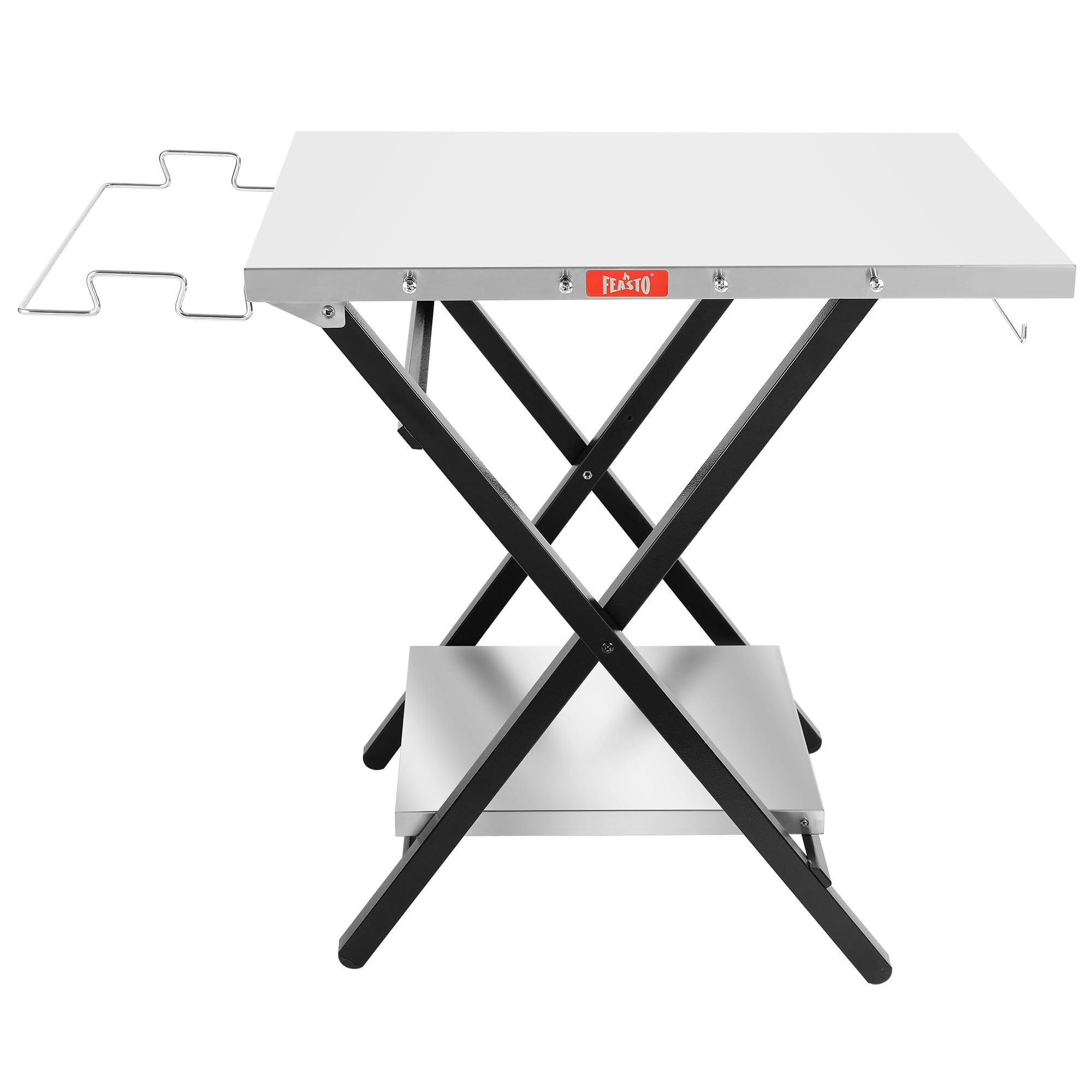 Feasto Foldable Outdoor Grill Table Pizza Oven Stand