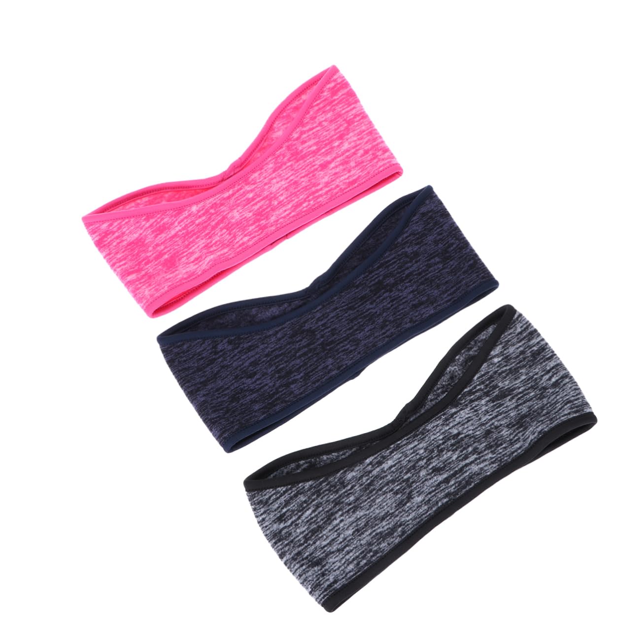 VALICLUD 6pezzi Fascia Fleece per Orecchie Scaldamuscoli Antiscivolo per Corsa e Yoga di Blu per attività Outdoor