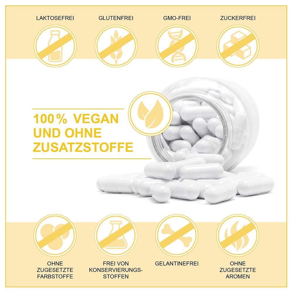 PREMIUM Coenzym Q10 Kapseln hochdosiert - 120x 200mg Q10 [4 Monate Ubiquinon Vorrat] - LABORGEPRÜFT & vegan - ohne Zusatzstoffe