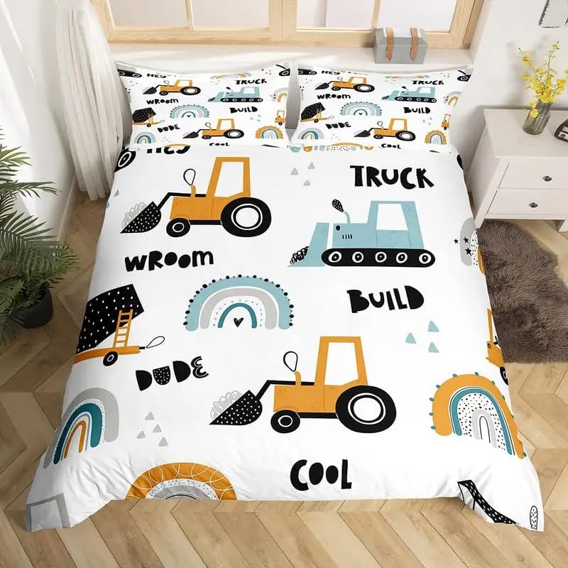 Housse de couette 240x260 tracteur zippée pour lit 2 personnes pour un lit refait sans effort