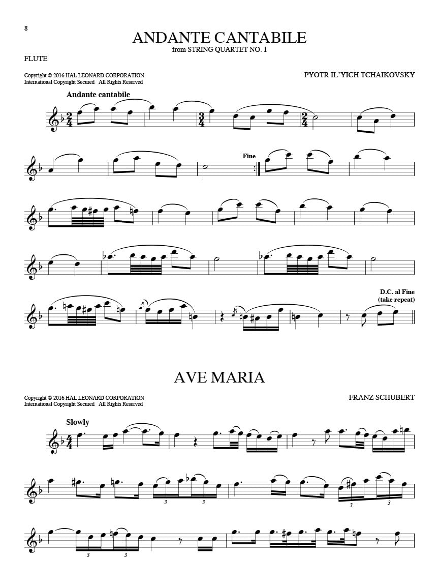 101 Classical Themes - Flute Sheet Music | Essential Repertoire for Flute Players | Solo Instrumental Folio with Classical Favorites - Image 4