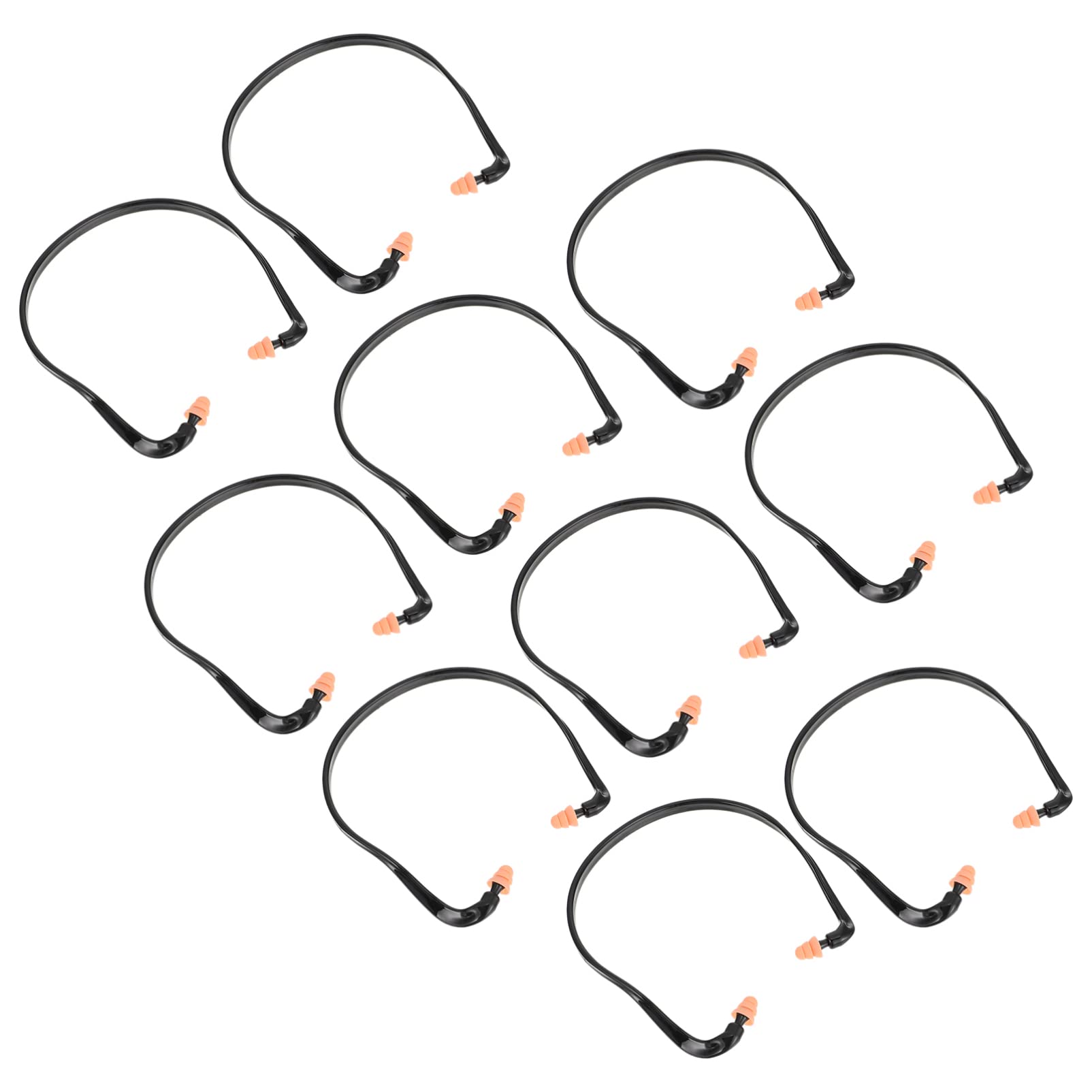 FOMIYES 20 Pièces Boules Quies D'oreilles Antibruit D'oreille Pour La Natation D'oreilles Pour Dormir D'oreilles Pour Concerts Black Gel De Silice