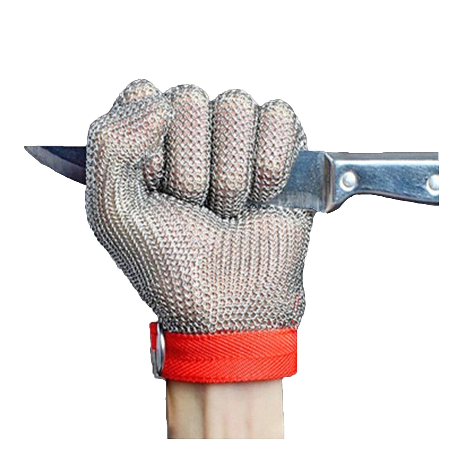 Guanti da Giardinaggio Guanti Resistenti Ai Tappi in Metallo, Guanti da Lavoro di Sicurezza, Guanti da Lavoro da Cucina da Cucina Alimentari Guanti da Lavoro All'aperto, Protezione di Livello 5