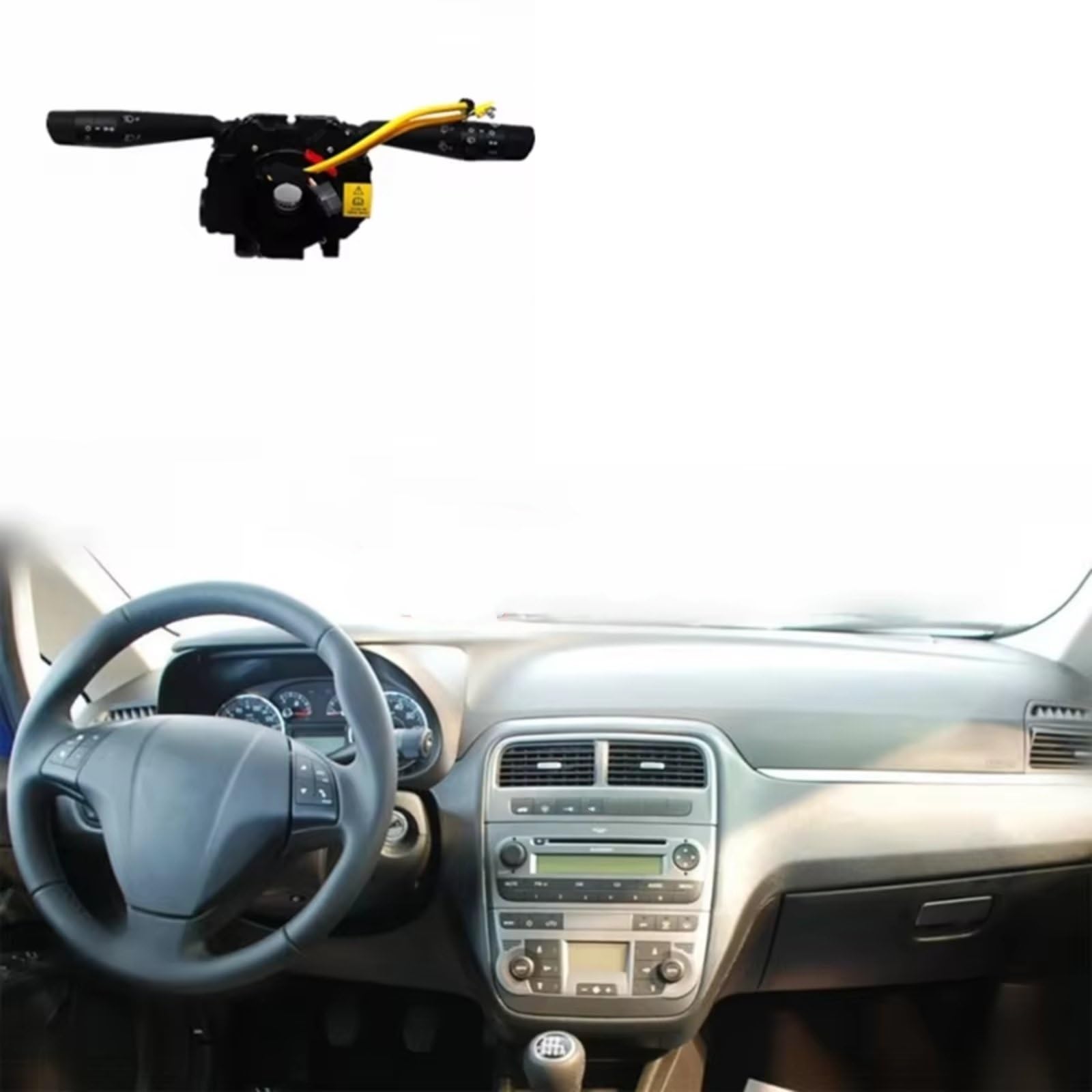 Commodo Voiture Compatible Avec Fiat Pour Grande 2005-2012 Pour Evo 2008-2012 Réparation L'interrupteur Colonne Direction Voyant D'essuie Glace Des Phares