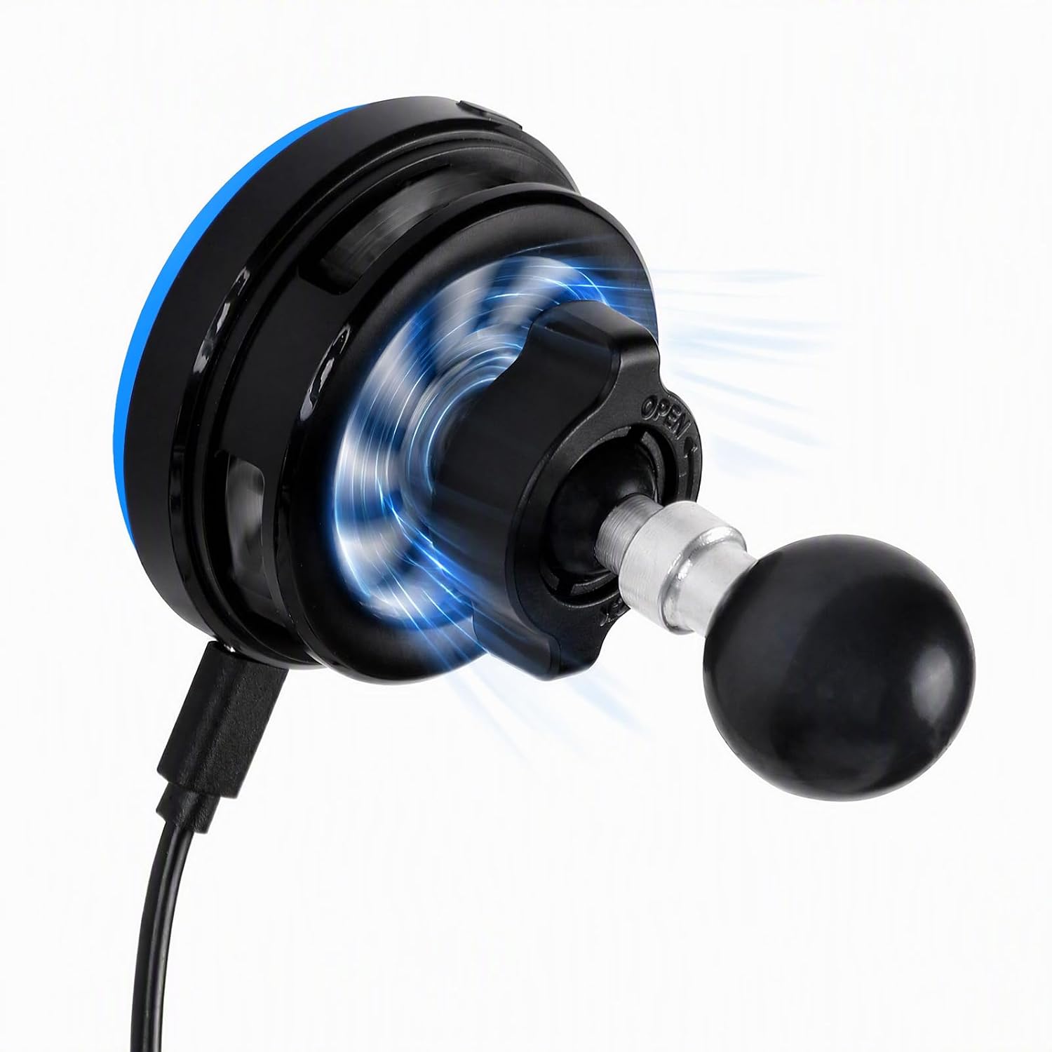 15W Magnetic Wireless Charging Phone Holder Base for RAM Mounts